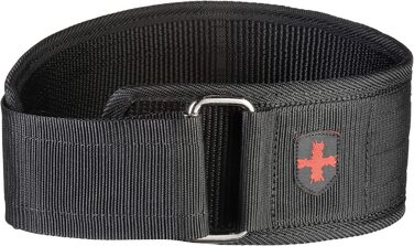 Пояс для важкої атлетики Harbinger Nylon чорний XL, міцний аксесуар для пауерліфтингу та тренувань