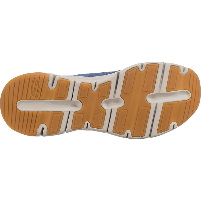 Чоловічі кросівки Skechers Arch Fit Waveport, 42 EU, темно-синій, сітчаста обробка