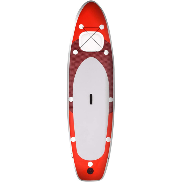 Надувна SUP-дошка LAPOOH 330x76x10 см червона, комплект для сапбордингу з веслом і сидінням