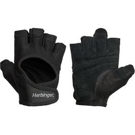 Рукавички для важкої атлетики Harbinger Unisex, чорного кольору, великого розміру