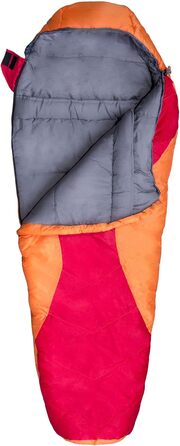 Сплячий мішок Explorer Starlite Junior для дітей, -6°C +11°C, 175x70x45 см, 300GSM, з капюшоном, YKK, ковдраний