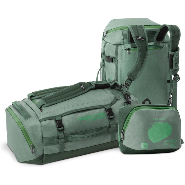 Дорожня сумка Eagle Creek Cargo Hauler 40 л, водостійка, зносостійка, з переробленого поліестеру, 32x56x23 см, сірий