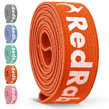 Стрічки для фітнесу з тканини - довгі - фітнес стрічка, стрічки для силових тренувань, стрічки опору, для підтягувань, гімнастичні стрічки, тренувальні стрічки (Оранжевий)