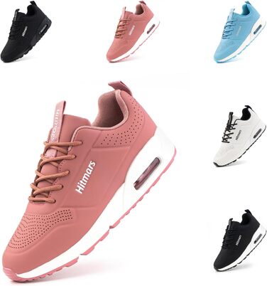 Жіночі кросівки для бігу та фітнесу Dwg823 (чорно-білі, рожеві) EU 36-42