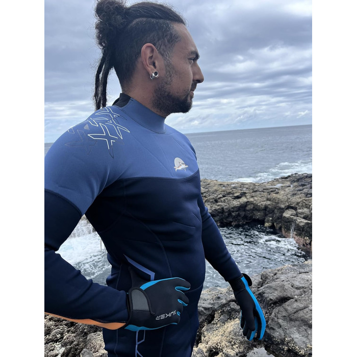 Рукавички XUKER з неопрену, 1,5 мм та 2 мм, для дайвінгу, снорклінгу, веслування, серфінгу, каякінгу, каное, підводного полювання, катання на лижах та інших водних видів спорту, 2 мм XXL