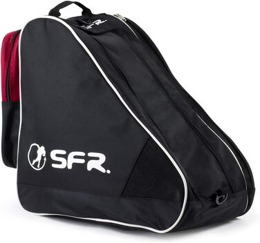 Скейтборд Sfr Skates Large Ice & Skate Bag II: сумка для роликових ковзанів, унісекс, чорно-червоний