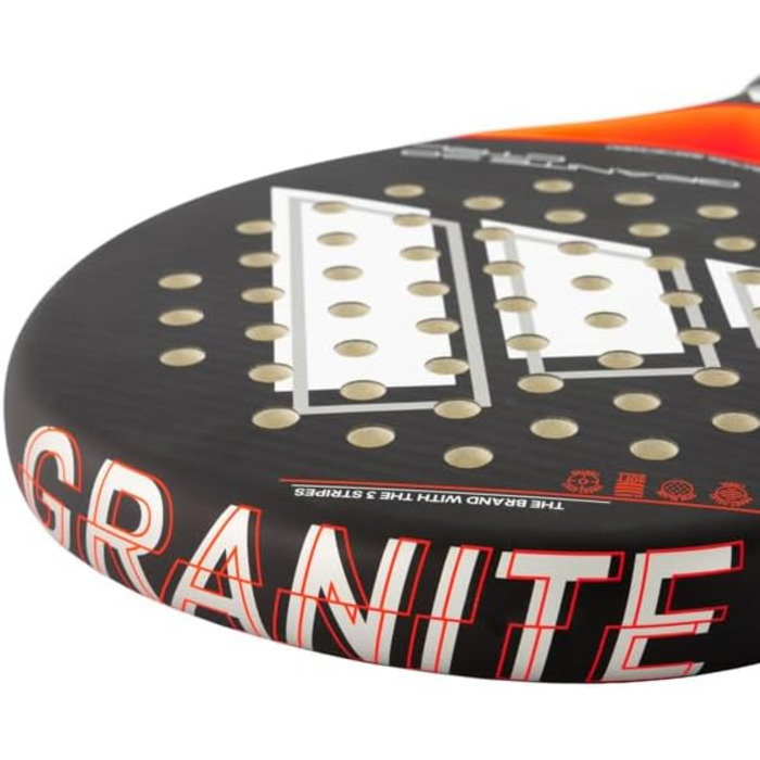 Падельна ракетка adidas Granite Ctrl 2.0 для тенісу, карбон, контроль