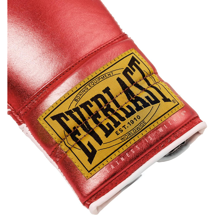 Боксерські рукавички Everlast 1910 Pro Fight Glove для дорослих, 10 унцій, червоні