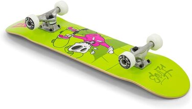 Скейтборд Enuff Skully Mini 7.75'' зелений, для дорослих, унісекс, повна комплектація