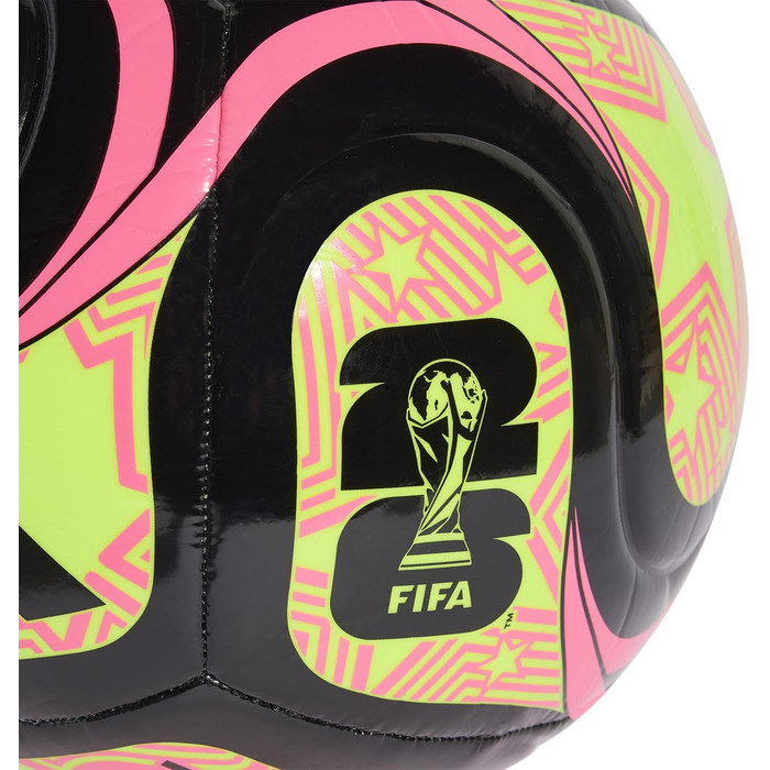 Футбольний м'яч adidas World Cup 26 Trionda Club (Чоловічий/Унісекс) Чорний/Синій/Рожевий