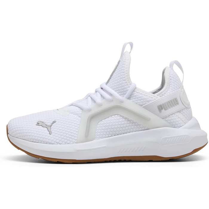 Жіночі кросівки PUMA Softride Enzo 5 для бігу, білий, сріблястий, чорний, металік (37.5 EU)