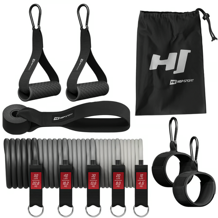 Набір резинок з еспандерами Hop-Sport HS-R060RT