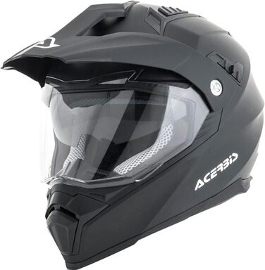 Мотошолом Acerbis Flip FS-606 для чоловіків, чорний, розмір L, кросовий, для бездоріжжя