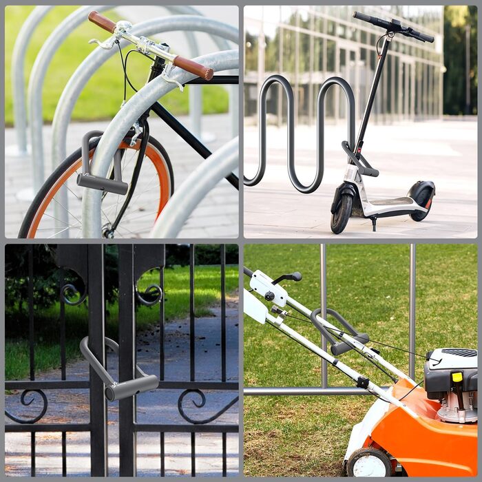 Надійне велозамкне Sportneer: 17 мм, з 1,5 м кабелем для гірського, шосе, електровелосипеда та складаного велосипеда