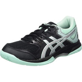 Жіночі волейбольні кросівки ASICS Gelrocket 9, чорний та білий, 44.5 EU