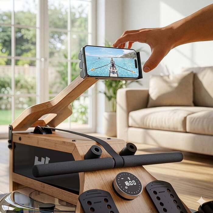 Гребний тренажер Hop-Sport HS-200WR Aquen