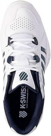 Тенісне взуття K-Swiss Receiver V для чоловіків (42 EU, білий, Peacoat, Silver)