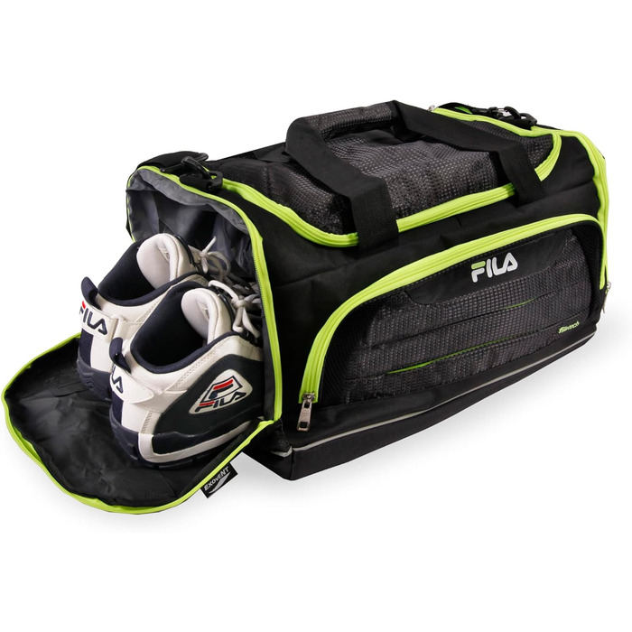 Спортивна сумка FILA Cypress Unisex, маленька сумка для спорту та аксесуарів, Onyx/Limette, універсальний розмір