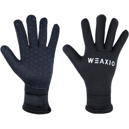 WEAXIO Неопренові рукавички для плавання та дайвінгу 3мм/5мм, чоловічі/жіночі, зимові терморукавички преміум-якості, рукавички для плавання XL 5мм
