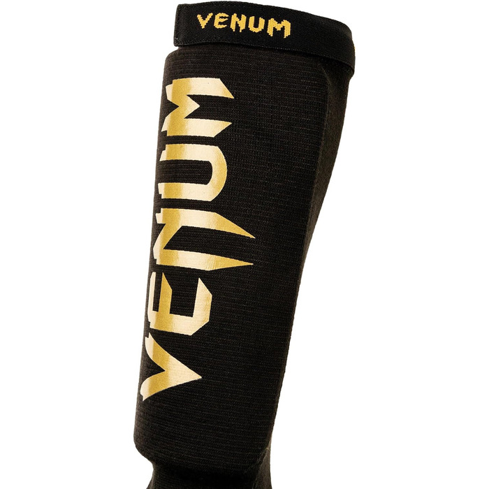 Захист гомілки та стопи Venum Art Uni Kontact XL, чорний/золотий