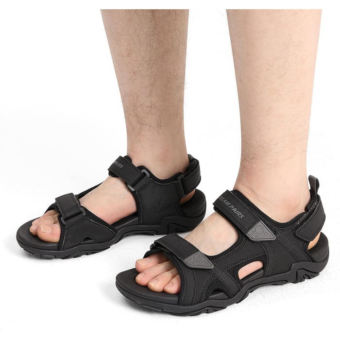 Чоловічі спортивні сандалі DREAM PAIRS Sdsa228m, 46 EU, чорні
