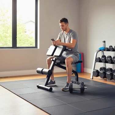 Спортивна лава SPORTNOW для тренувань вдома: складана, багатофункціональна, регульована, до 150 кг