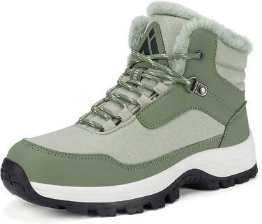 Зимові черевики Mishansha для жінок, утеплені, з антиковзким покриттям, для піших прогулянок, розмір 36-42, 38 EU, зелені