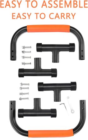 Паралелепіди з неслизькими ручками, 42 см, сталеві, для калістеніки, фітнесу, стійки для перекидів та віджимань