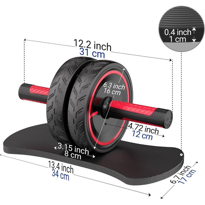 Тренування пресу READAEER з наколінниками, для дому, фітнес-обладнання