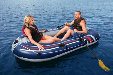 Надувний човен Bestway Hydro-Force Treck X2 255x127x36 см з веслами, комплект для відпочинку на воді