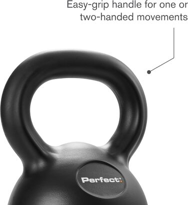 Регульований гантель-гиря Perfect Adjustable Kettlebell для фітнесу, 7 ваг, 26x14 см, багато кольорів