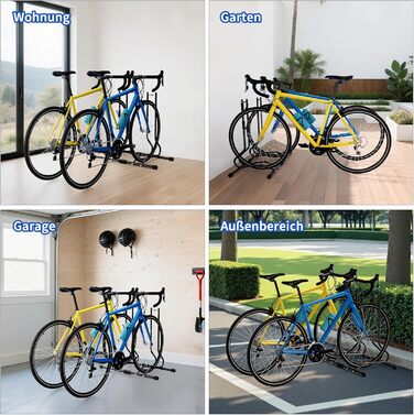 Підставка для велосипедів TLGREEN 2 шт. - стійка для паркування, ремонтна, для MTB, шосе, 20-27 дюймів, ширина шини до 70 мм