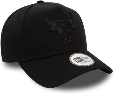 Кепка New Era Eframe 9Forty Adjustable Chicago Bulls чорного кольору, універсальний розмір