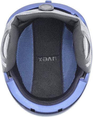 Лижний шолом Uvex Ultra Pro сірий/синій, унісекс, 55-59 см