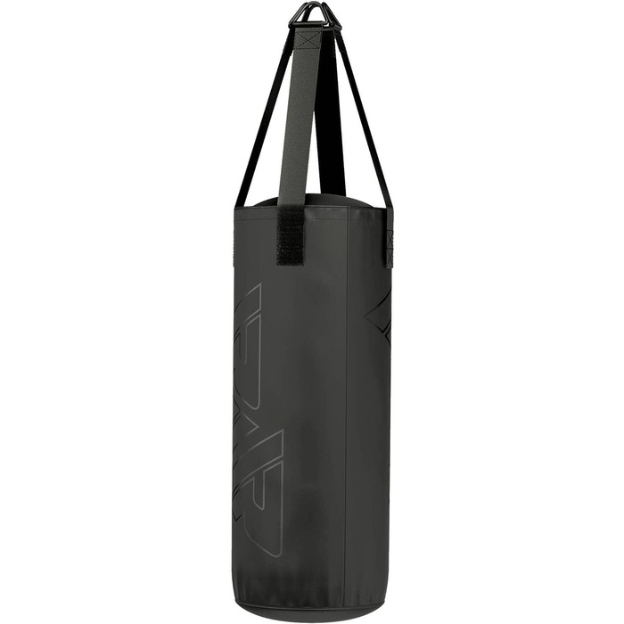 Боксерський мішок RDX 12 кг з рукавичками та мотузкою, 60 см, для дітей, чорний. Ідеально для боксу, кікбоксингу, MMA, муай-тай, карате. Боксерський мішок з натуральної шкіри Maya Hide.