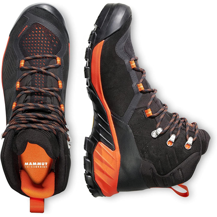 Чоловічі трекінгові черевики Mammut Sapuen High GTX® 41 1/3 EU Black Hot Red