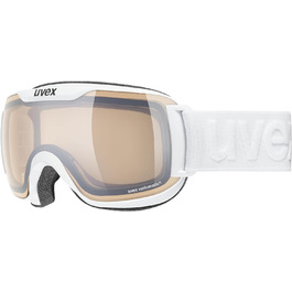 Гірськолижна маска Uvex Downhill 2000 S V, унісекс, біла, фотохромна, універсальний розмір