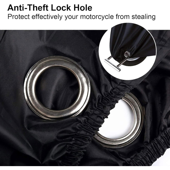 Водонепроникний чохол для велосипеда MOZMY на 1-3 велосипеда, 210x112x112 см, захист від погодних умов, з отворами для замка