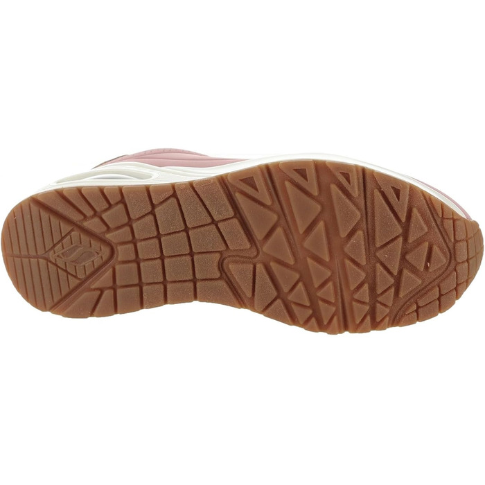 Кросівки жіночі Skechers UNO Shimmer Away Rose Gold (36.5 EU) - рожеві, Durabuck, Duraleather, сітка