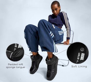 Жіночі баскетбольні черевики Lucky Step з кріпленням на липучці - стильні кросівки з екошкіри білого кольору (38 EU)