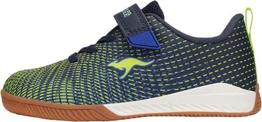 Дитячі спортивні кросівки KangaROOS K5-Hover Ev для залу, 37 EU, темно-синій/лайм