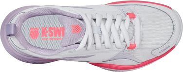 Жіноче тенісне взуття K-Swiss Speedex, 39.5 EU, білий, Orchid Petal, Neon Blaze