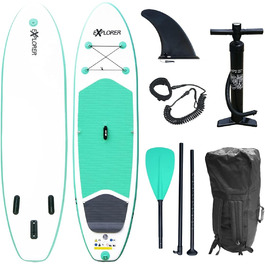 Надувна SUP-дошка Loftra Explorer 300 для веслування, комплект для серфінгу