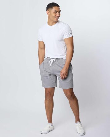 Чоловічий комплект Real Essentials: 3 футболки з бавовни, 22.9 см, French Terry, світшот з кишенями (доступний у розмірах Big & Tall), комплект 4 (Спортивний, повсякденний, M, Set 7)