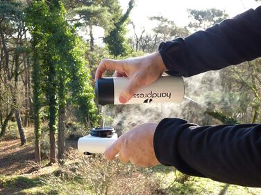 Термос Handpresso 300 мл білий з термометром – зберігає тепло до 3 годин