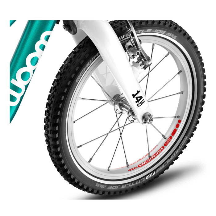 Дитячий велосипед Woom Go 2, бірюзовий, 14