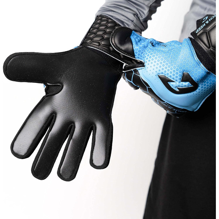 Дитячі футбольні воротарські рукавички CATCH & KEEP Kralle Junior Pro 3.0 з ультрасильним Falcon Grip, професійна якість, ідеальна посадка для дітей
