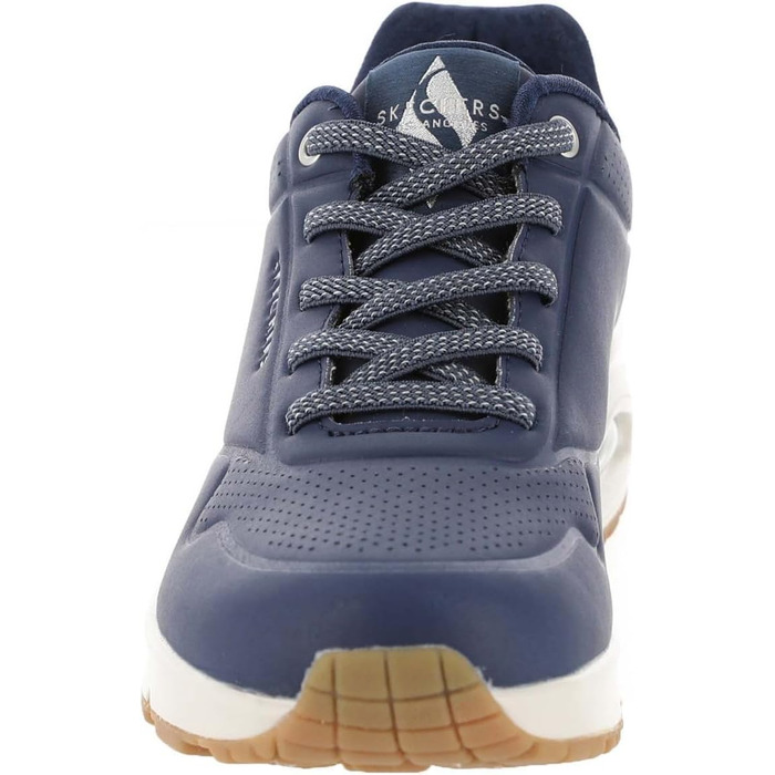 Кросівки жіночі Skechers UNO Shimmer Away Navy/Rosegold (42 EU) з Durabuck, Duraleather та сітки