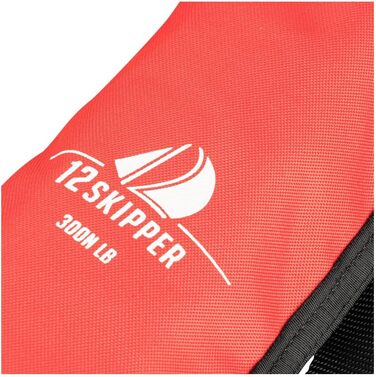 Автоматичний рятувальний жилет 12skipper ISO 300N з ременем, червоний