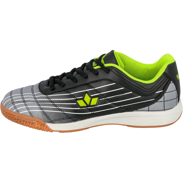 Чоловічі халапи Lico Rockfield Hallenschuhe 39 EU, чорно-сірий, лимонний